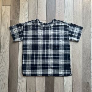 Madewell Plaid Short Sleeve Shirt
